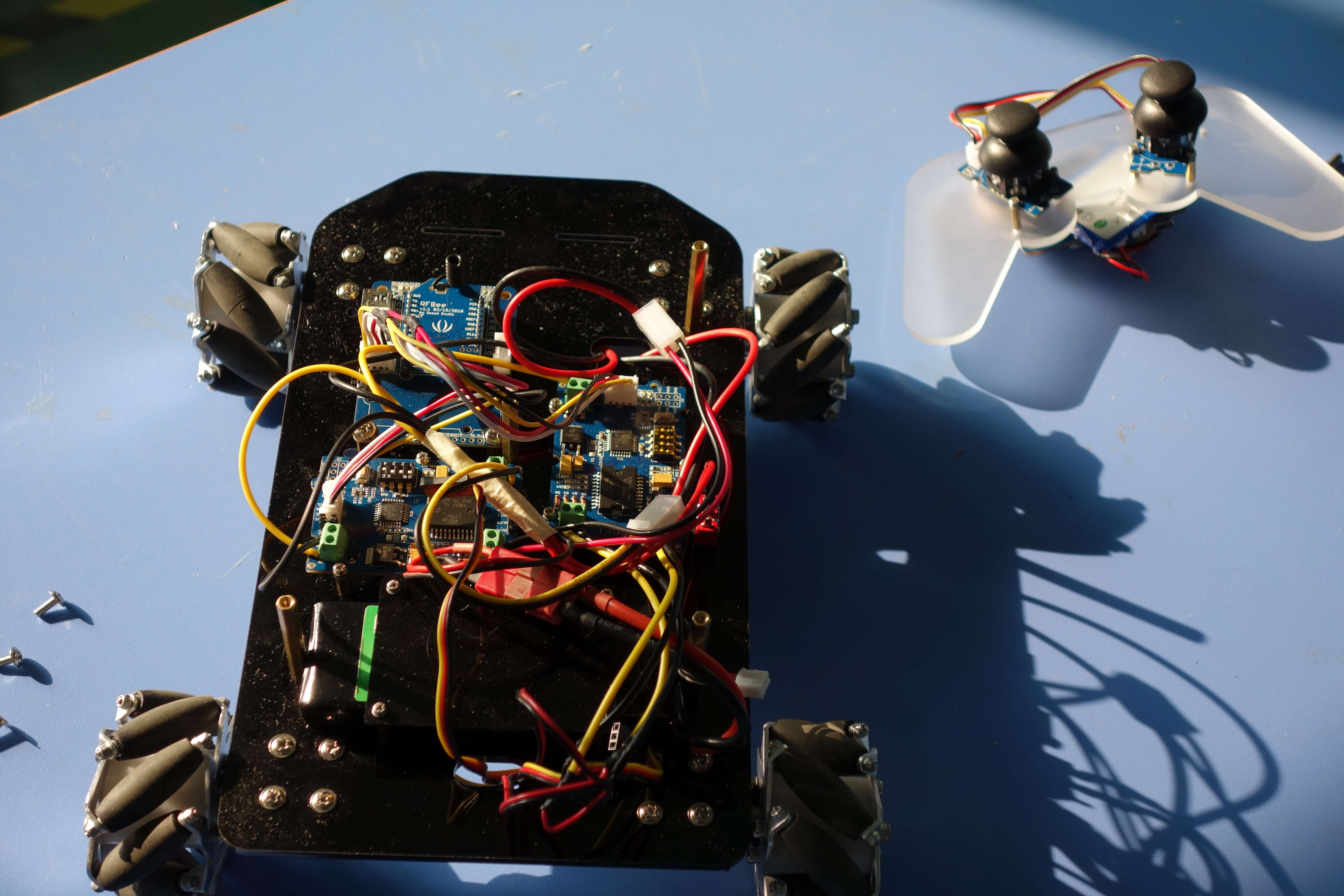 4WD çok yönlü robot DEMO