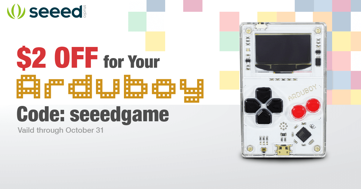 Arduventure’ın lansmanını kutlayın! Artık Seeed Bazaar’da Arduboy için 2 $ indirim!