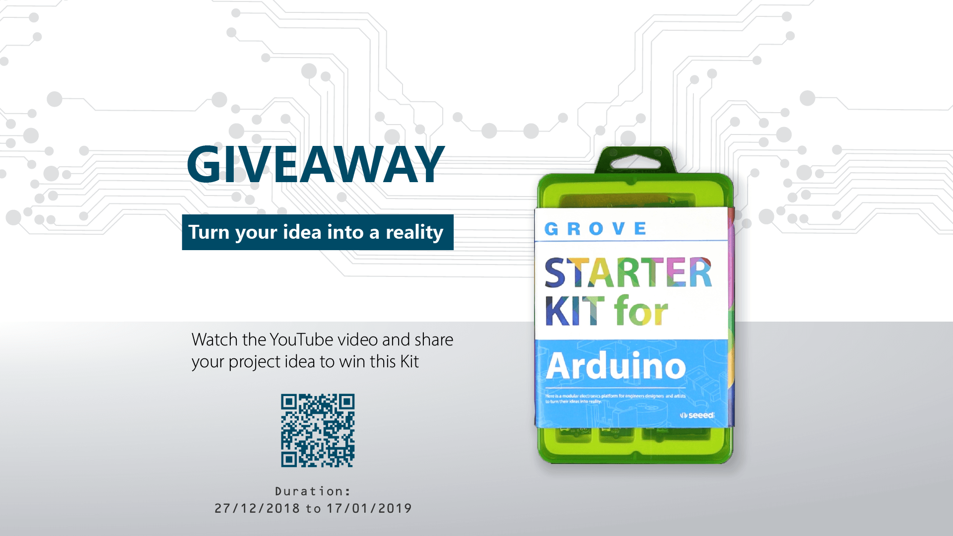 Grove – Arduino için Başlangıç Kiti – #Çekiliş