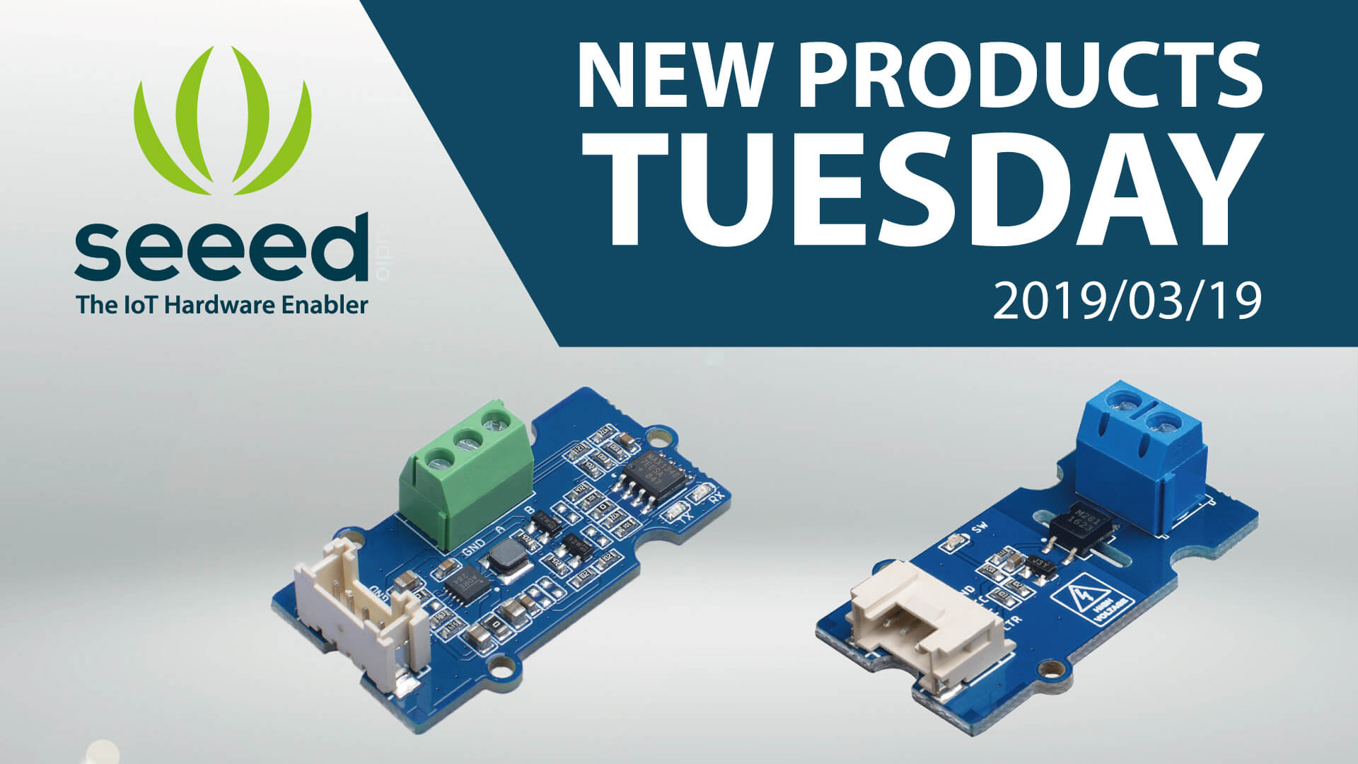 Yepyeni Grove – RS485 ve Grove – Optokuplör Röle (M281) #newproductsTuesday’da @Seeed