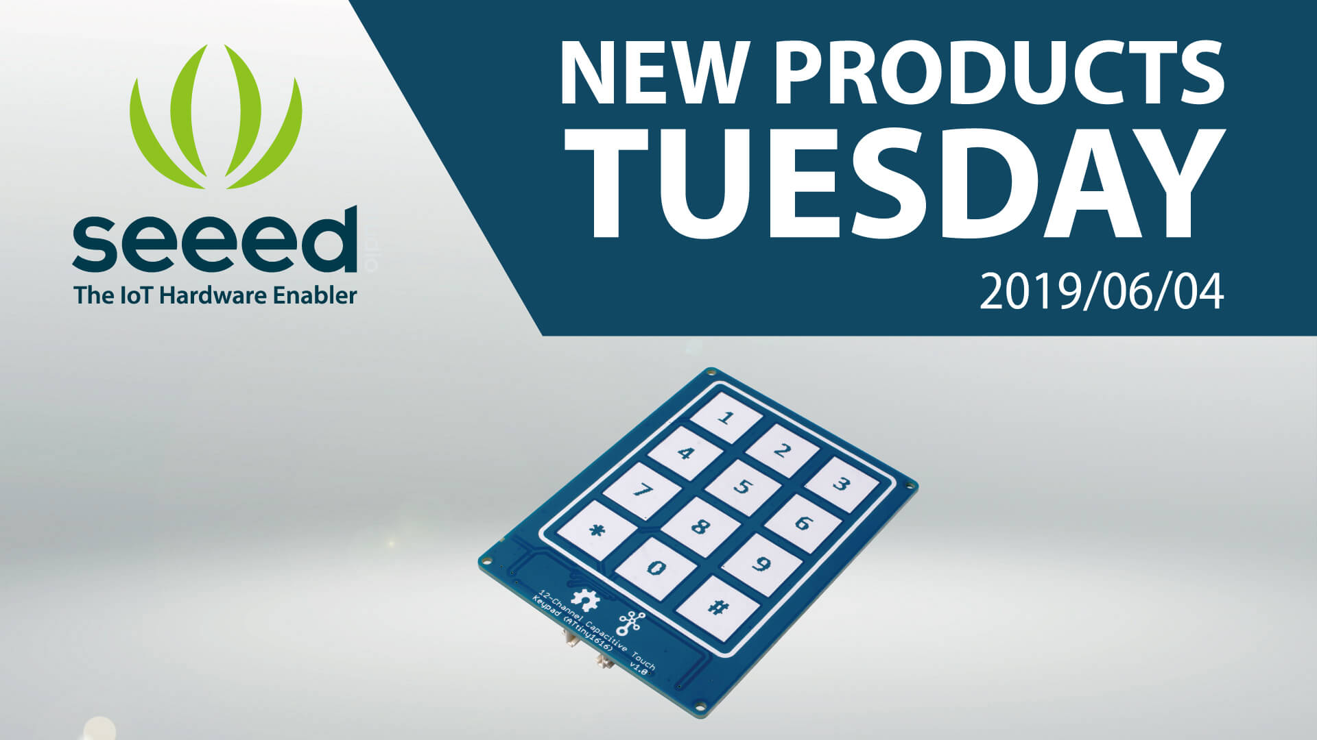 Tamamen Yeni Grove – 12 Kanal Kapasitif Dokunmatik Klavye #newproductsTuesday’da