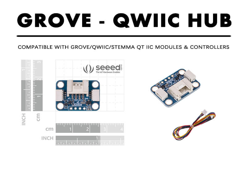 #Yeni ürün piyasaya sürüldü# Grove – Qwiic Hub, Qwiic/STEMMA QT ile uyumlu IIC hub