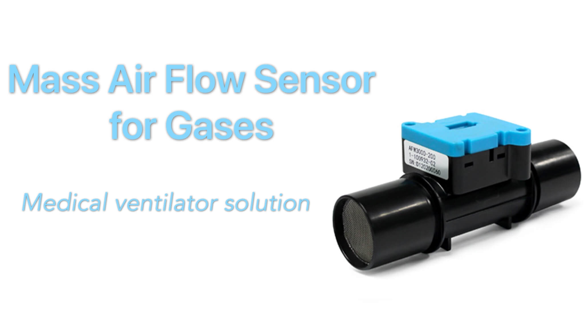 Gazlar için Kütle Hava Akış Sensörü (AFM3000-200) – Medikal Ventilatör Çözümü