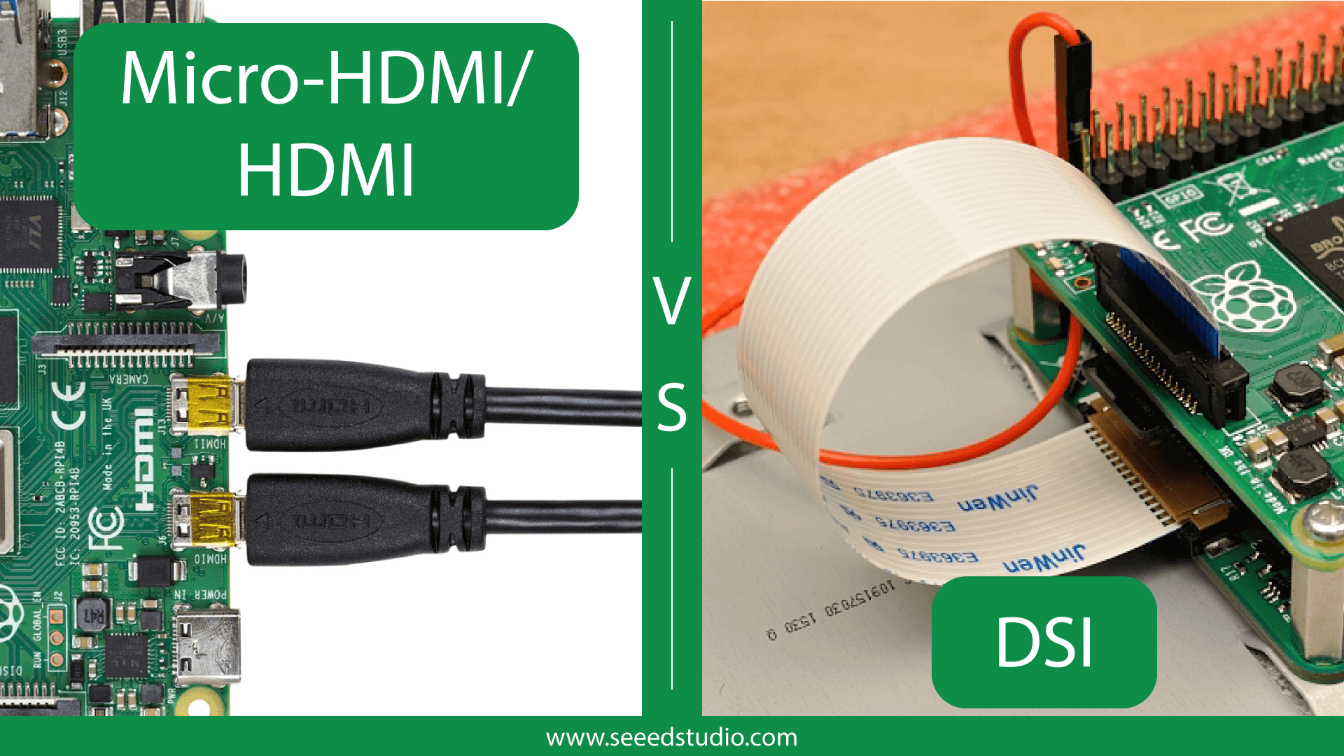 HDMI/Micro-HDMI vs DSI – Raspberry Pi 4 Ekran Bağlantıları