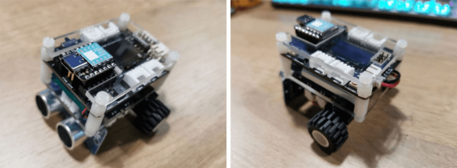 SeeeduinoXIAO genişletme kartına dayalı robot küçük araba