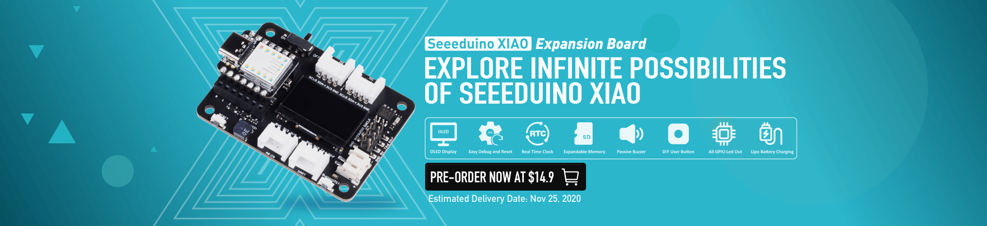 #Yeni Ürün# Seeeduino XIAO Genişletme Kartı – Seeeduino XIAO’nun sonsuz olanaklarını keşfedin