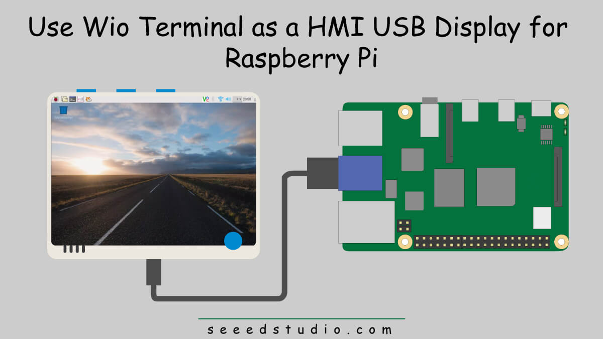 Raspberry Pi’niz için HDMI Ekranınız Yok mu? Wio Terminal LCD, USB HMI ile İşinizi Görüyor!