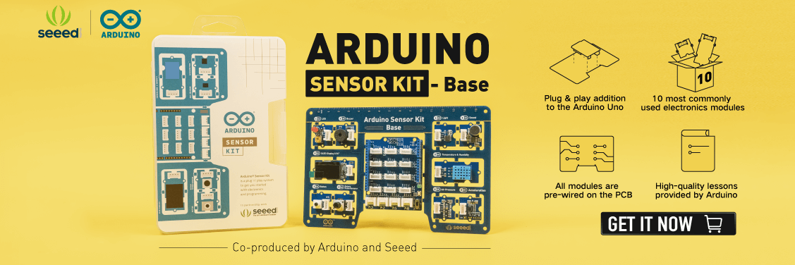 Seeed ve Arduino, yeni Arduino Sensör Kiti ile tak-çalıştır IoT deneyimi için işbirliği yapıyor