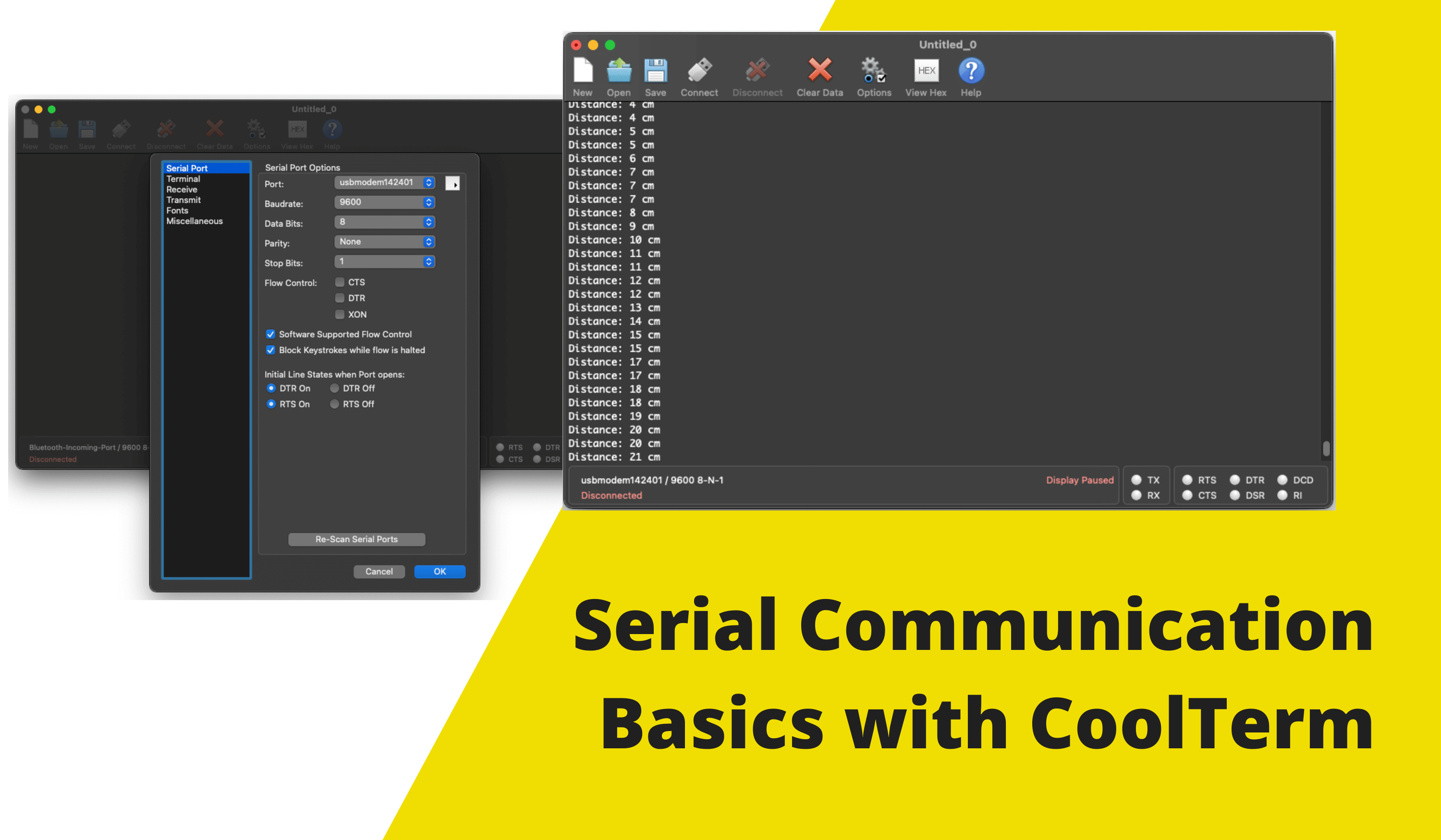 CoolTerm ile Seri Terminal Temelleri