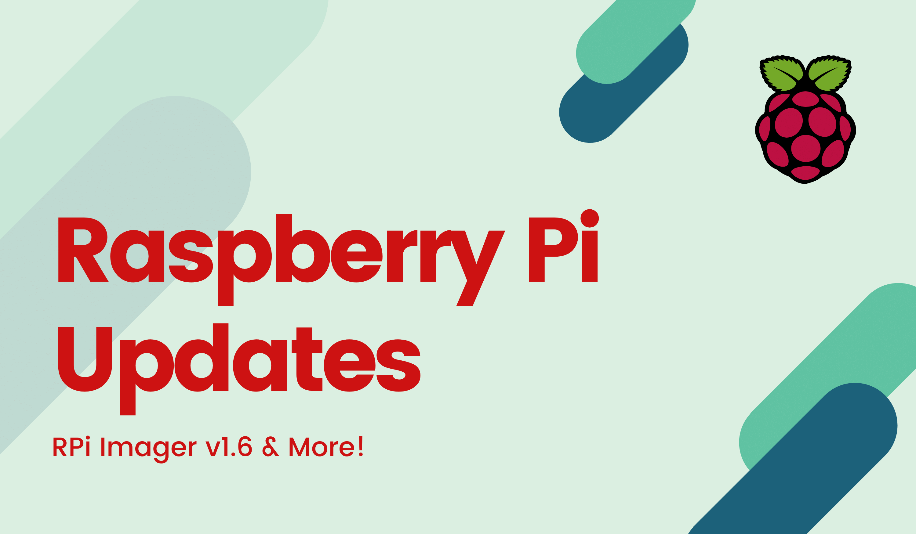 Raspberry Pi Güncellemeleri: RPi Imager v1.6 & Daha Fazlası!