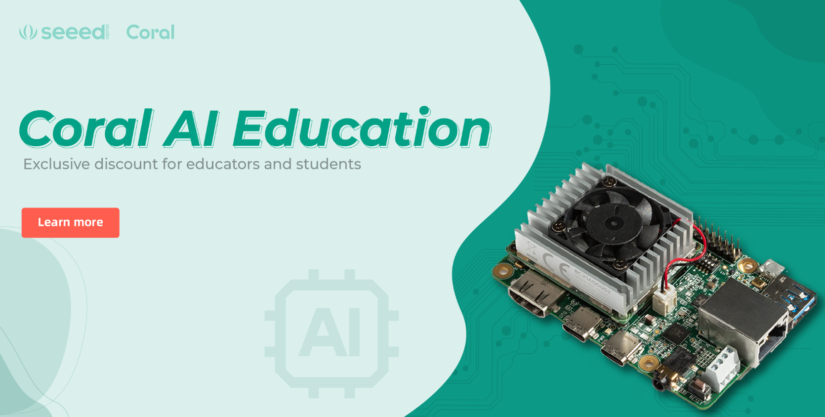 Küresel öğrencileri ve eğitimcileri çağırıyoruz: Coral Global Eğitim programına katılın ve Coral Dev Board 1GB için özel indirim alın