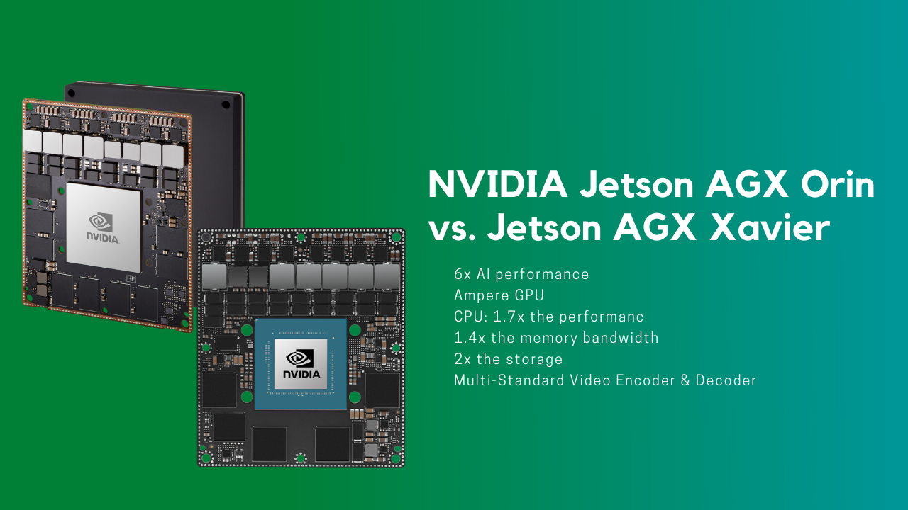 NVIDIA Jetson AGX Orin ile AGX Xavier’i Karşılaştırın: 8x AI performansı, önceden Ampere GPU, CPU, Bellek & Depolama