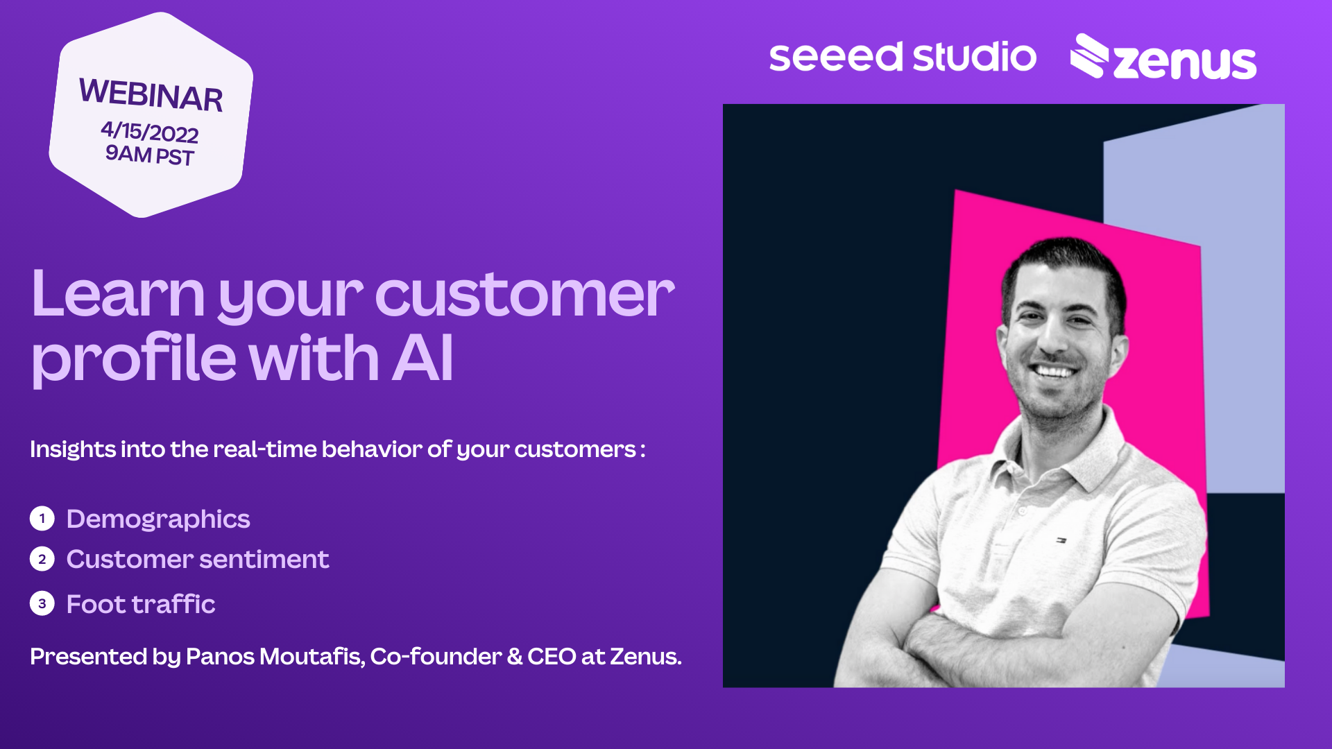 Webinar: AI ile müşterinizi tanıyın Zenus Akıllı Kamera tarafından