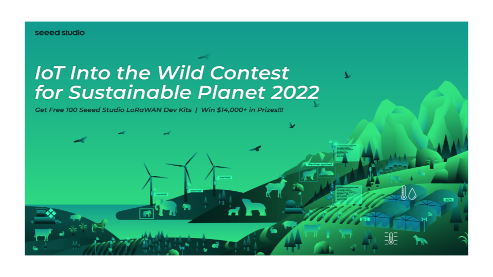 Seeed’in “Sürdürülebilir Gezegen için IoT Into the Wild Yarışması 2022”ye Hackster’da Katılın, 100 Ücretsiz Donanım Alın ve $14,000+ Ödül Kazanın!!