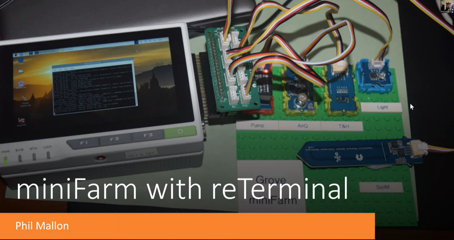 reTerminal’da MiniFarm: Basit Bir Tarım İzleme ve Su Yönetim Sistemi Geliştirin