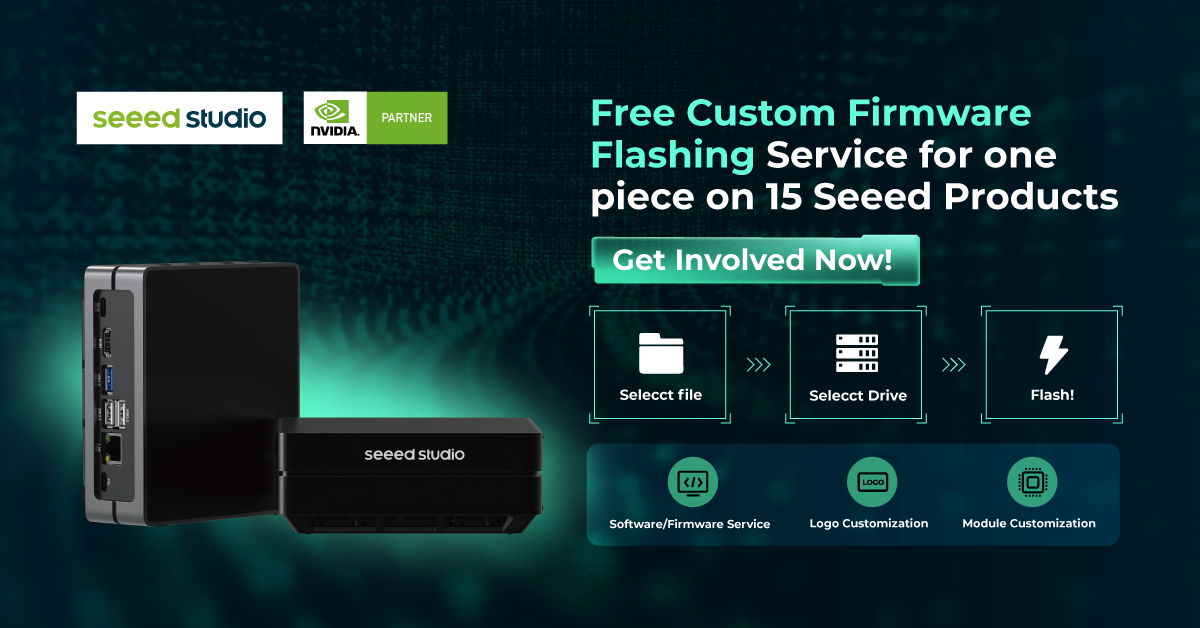 14 Seeed Ürünü için Özel Firmware Yükleme Servisi: Bir Parça Ücretsiz