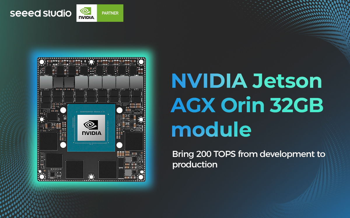 NVIDIA Jetson AGX Orin modülü: geliştirmeden üretime mükemmel AI performansı sunar.
