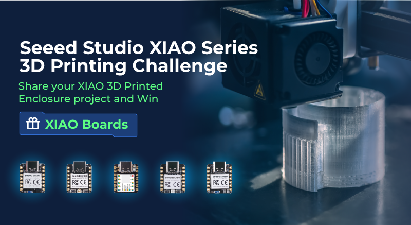 Meydan Okuma | Seeed Studio XIAO Projeniz için 3D Baskılı Kapağınızı Paylaşın ve XIAO Kartları Kazanın