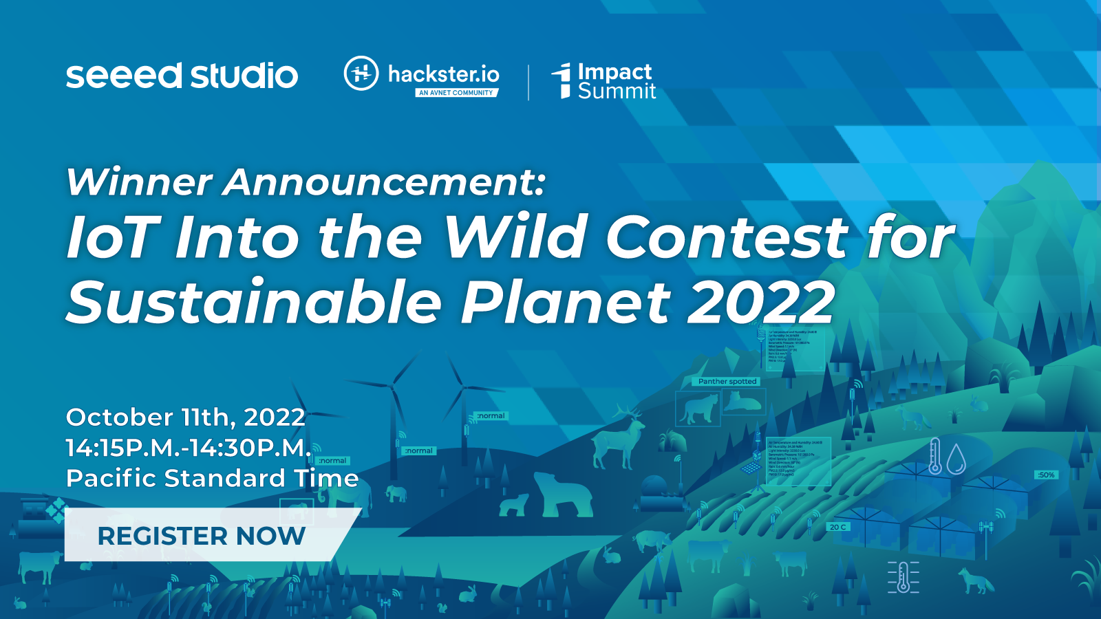 Seeed, “#IoT2Wild Contest 2022” için 122 Proje Başvurusu Başarıyla Aldı! Çevrimiçi Kazanan Açıklaması 11 Ekim’de Hackster’ın Etki Zirvesi’nde Gerçekleşecek!!!