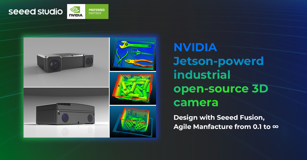 DexForce’ün NVIDIA Jetson Destekli 3D Kamerası Endüstriyel 3D Makine Görüşü için Maliyet Engelini Aşıyor – Seeed Fusion PCBA ile