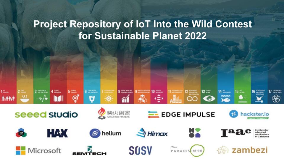 Seeed, “Sürdürülebilir Gezegen 2022 için IoT2Wild Yarışması Proje Deposu”nu Tanıtıyor – Ücretsiz İndirmeler için Mevcut!