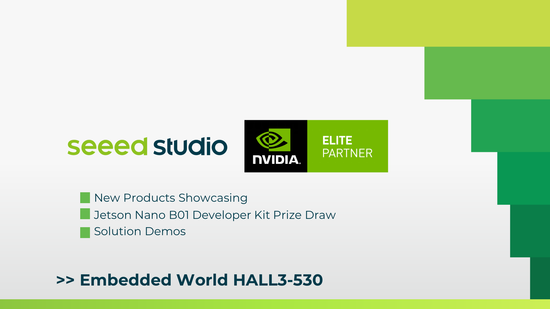 NVIDIA Jetson ile Seeed’in Embedded World 2023’teki Çekiliş ve Çözüm Demonstrasyonu