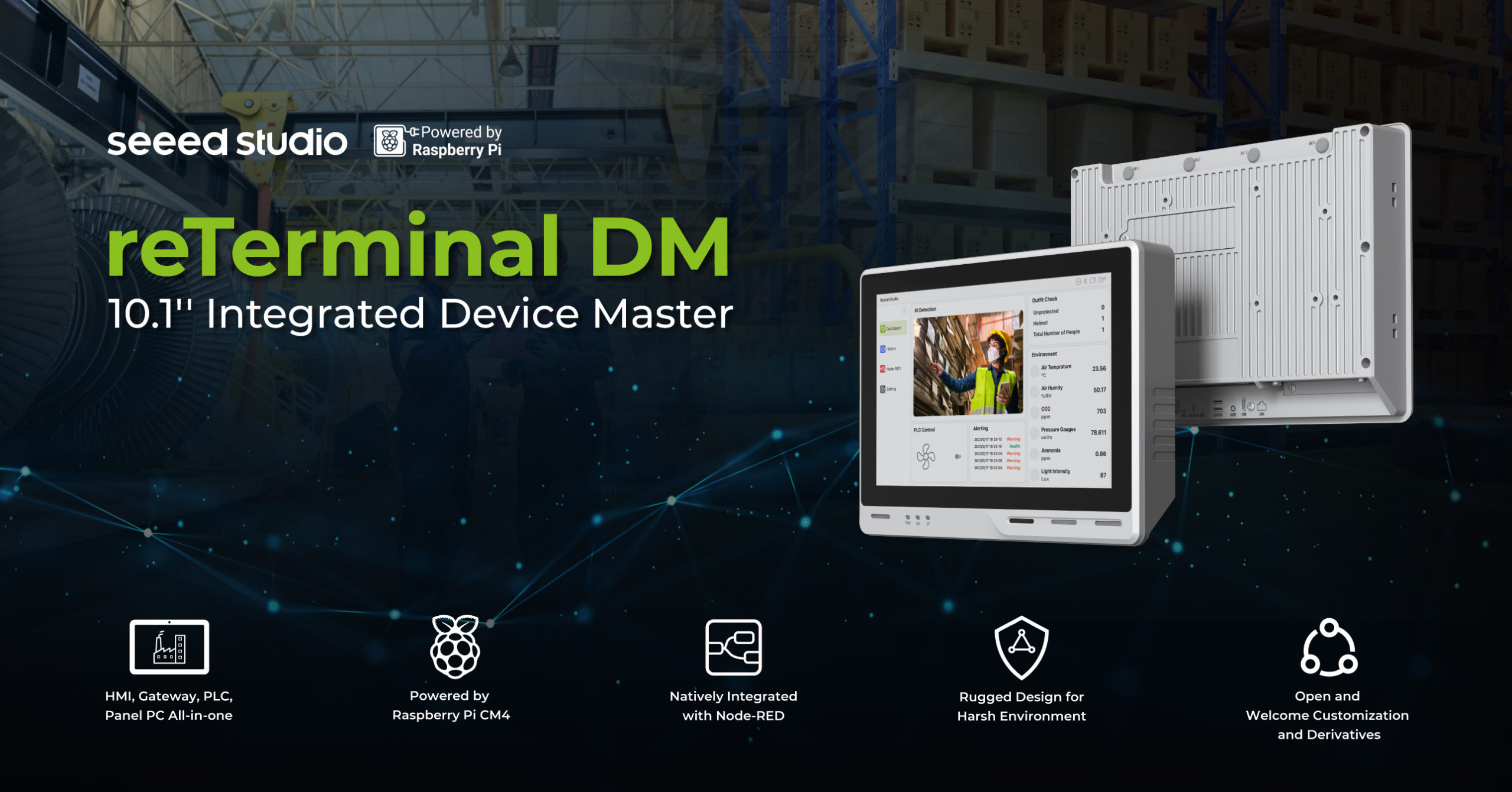Seeed’in Endüstriyel Sınıf Raspberry Pi Destekli HMI’si: reTerminal DM ile Daha Fazla Olanak Keşfetmek