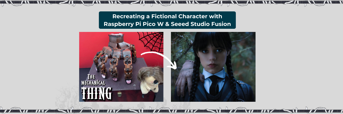 Raspberry Pi Pico W ve Seeed Studio Fusion ile Kurgusal Bir Karakteri Yeniden Yaratmak
