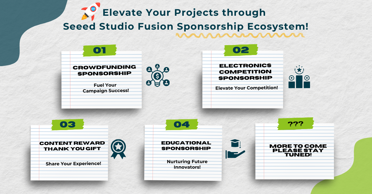 Projelerinizi Seeed Studio Fusion Sponsorluk Ekosistemi ile Yükseltin🚀