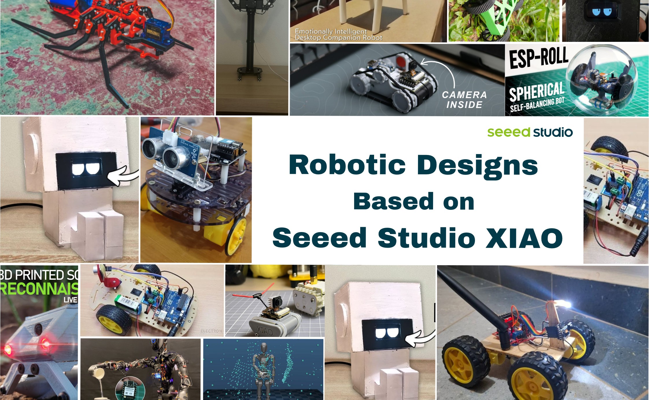 Seeed Studio XIAO Tabanlı Robotik Referans Tasarımları