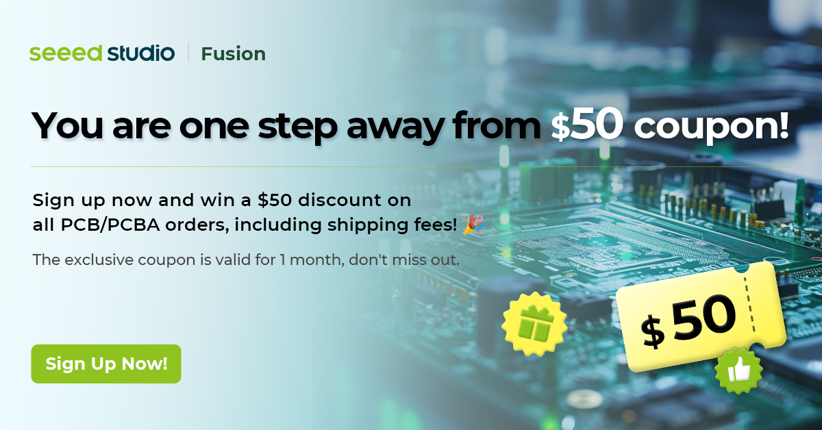 50$ kuponuna bir adım kaldı! Bu PCB/PCBA indirimini almak için hemen kaydolun😍