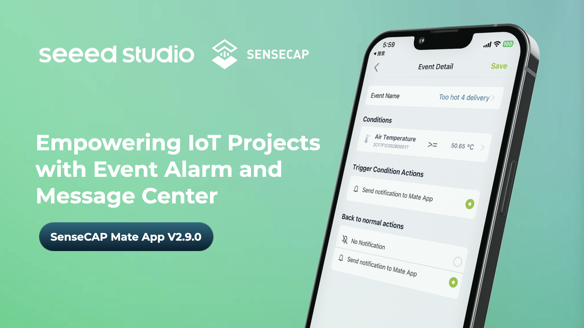 SenseCAP Mate Uygulaması V2.9.0’ı Tanıtıyoruz: Olay Alarmı ve Mesaj Merkezi ile IoT Projelerini Güçlendirme