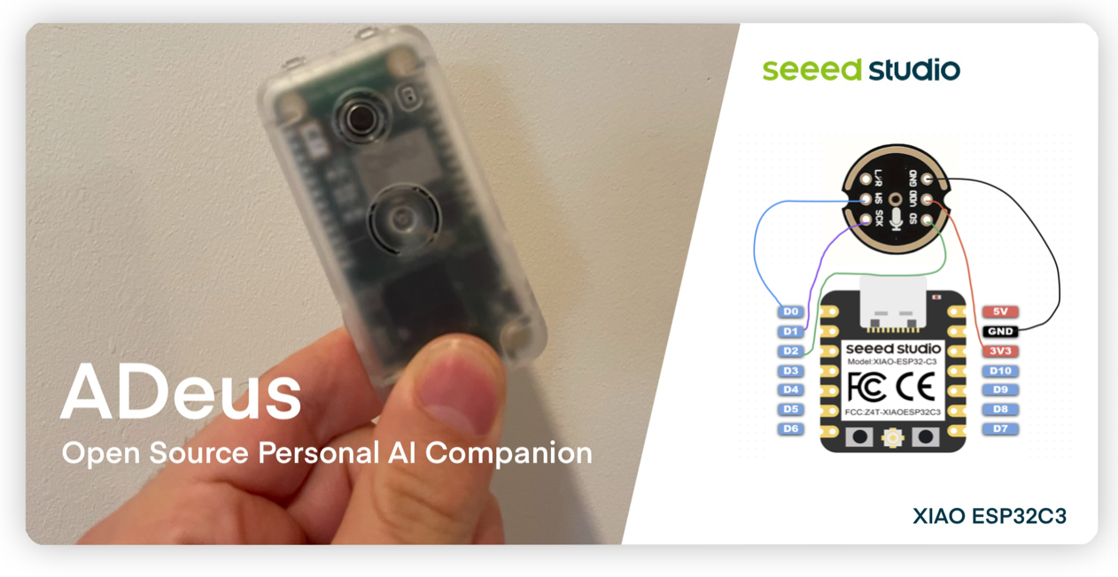 XIAO ESP32C3 ile %100 Açık Kaynak Kişisel AI Yardımcısı Adeus’u Oluşturun