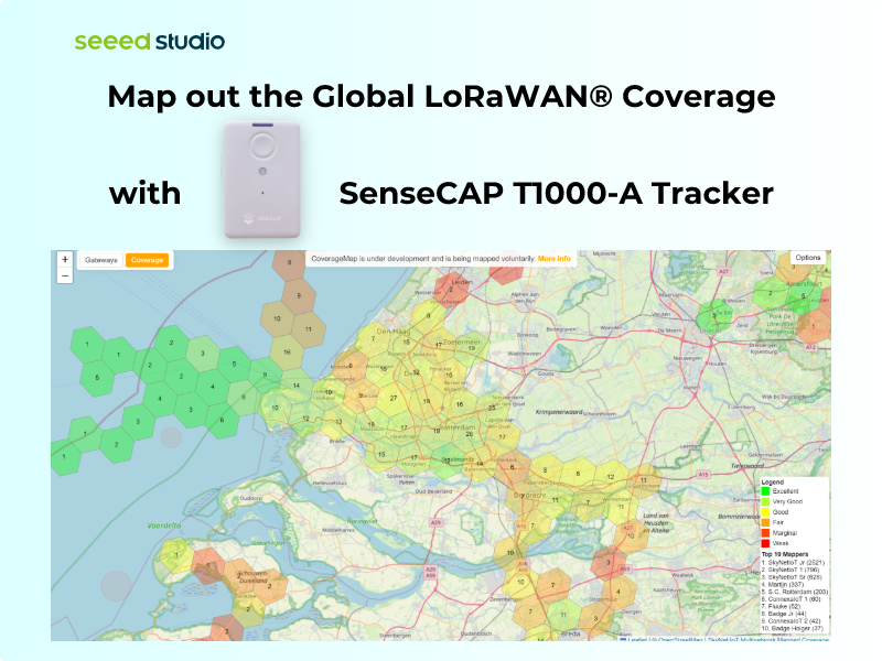 SenseCAP T1000-A İzleyici ile Küresel LoRaWAN® Kapsama Alanını Haritalayın