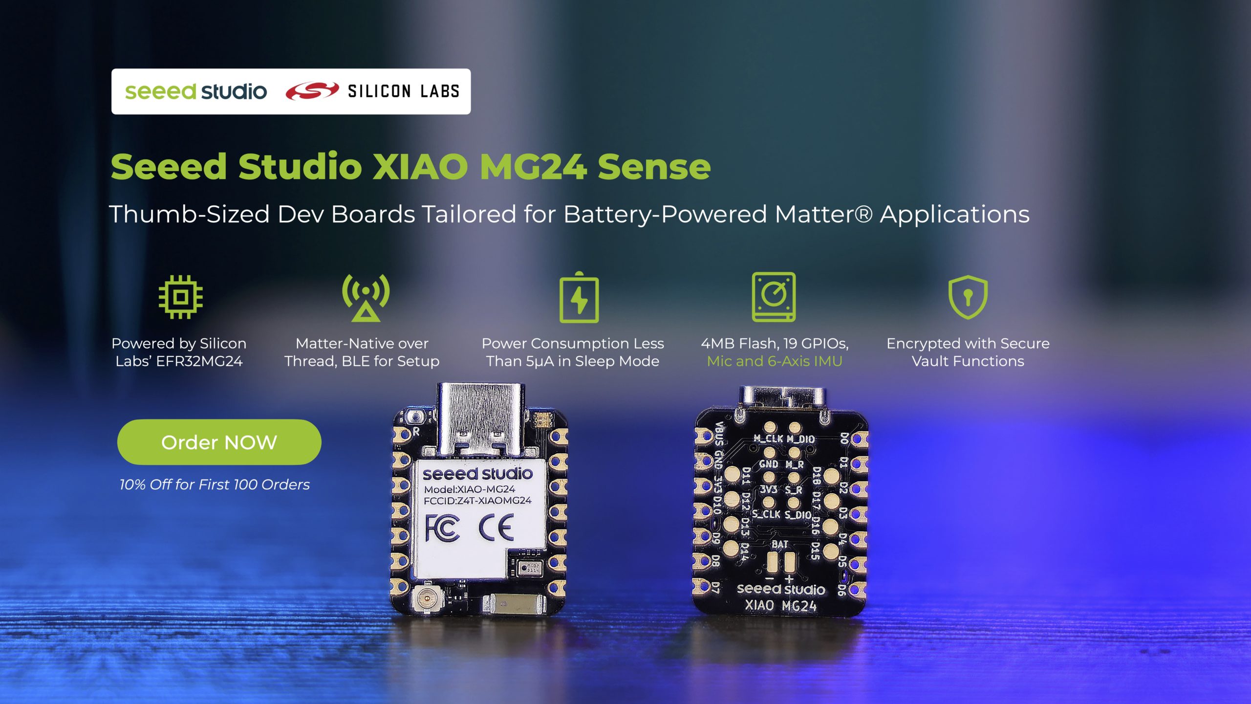 Seeed Studio XIAO MG24 ile Tanışın, Pil Güçlü Matter Uygulamaları için Özelleştirilmiş