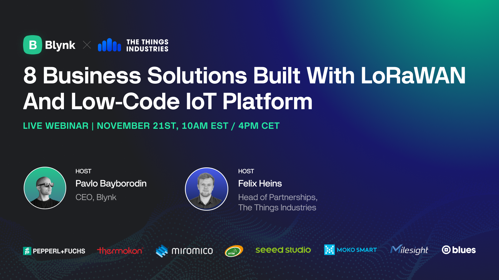 Yaklaşan Webinar – LoRaWAN ve Düşük Kodlu IoT Platformu ile Oluşturulan 8 İş Çözümü