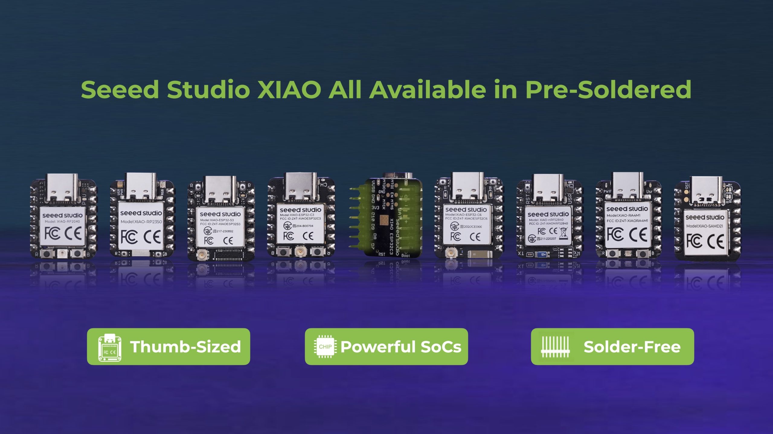 Seeed Studio XIAO, Artık Lehim Gerektirmiyor