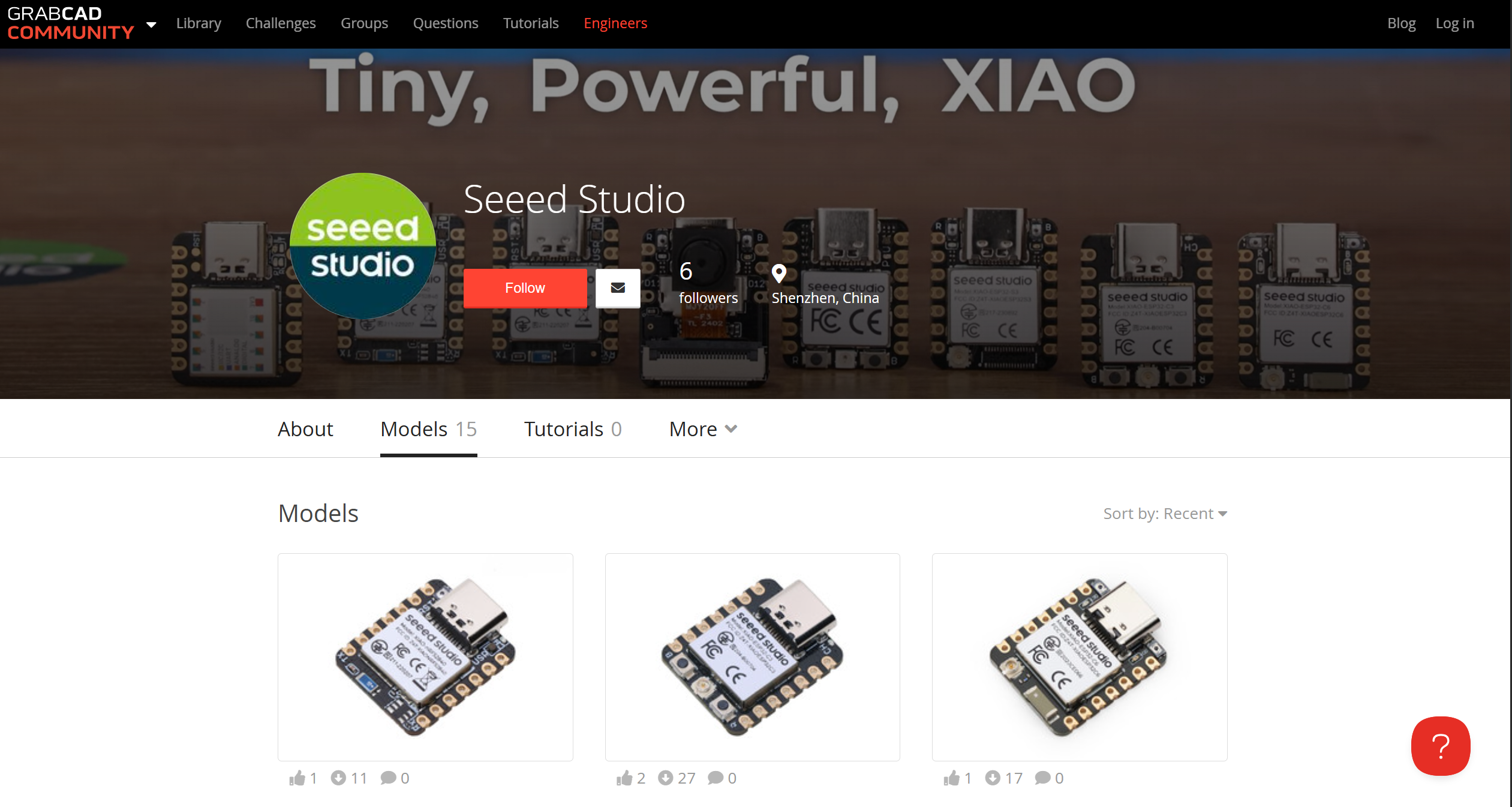 Seeed Studio Artık GrabCAD, Thingiverse, Printables & Maker World’da: Yapımcılar için Açık Kaynak Tasarımlar!