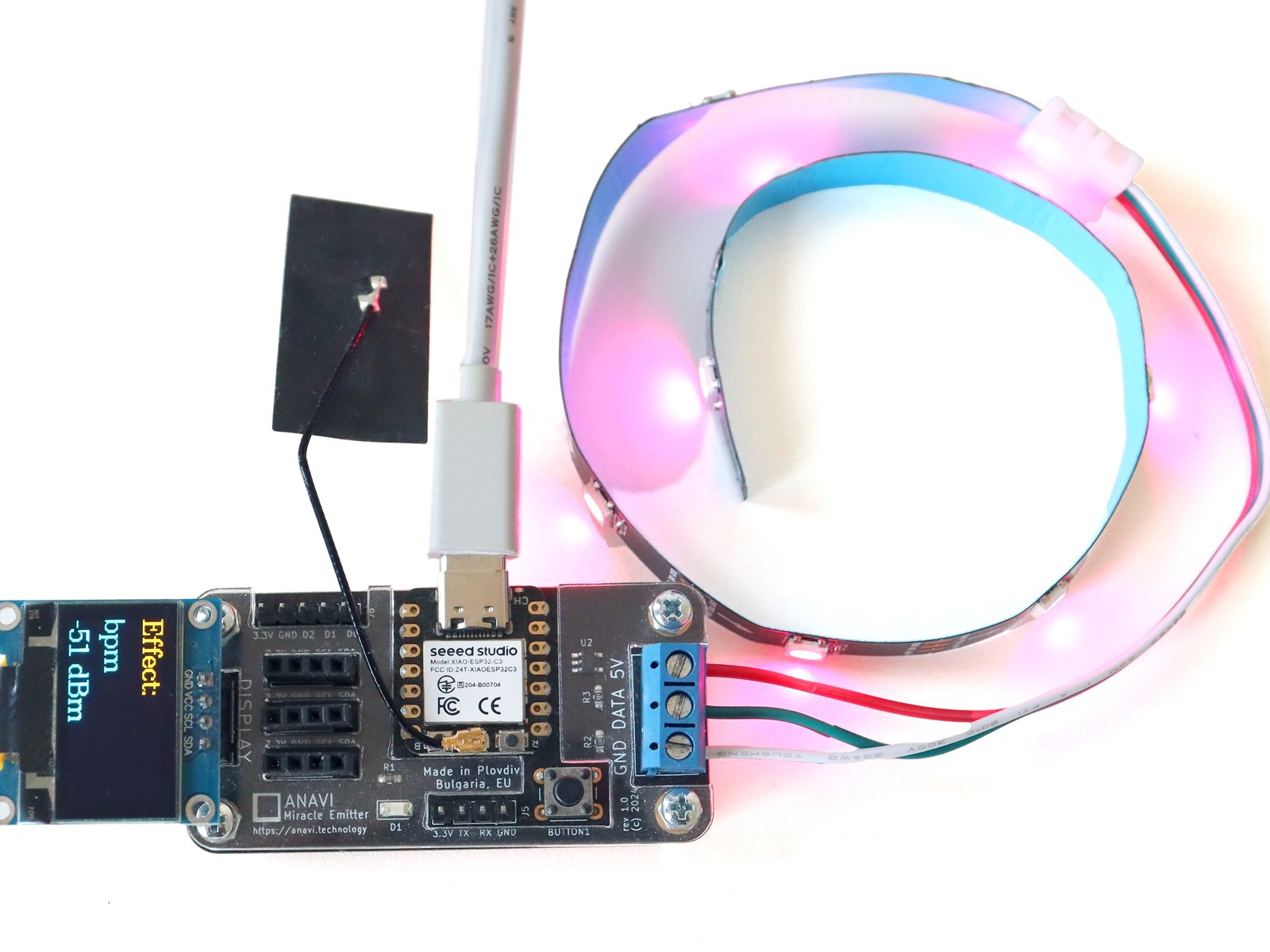 ANAVI Miracle Emitter: XIAO ESP32-C3 ile Güçlendirilmiş Açık Kaynak RISC-V Kartı ile Dünyanızı Aydınlatın