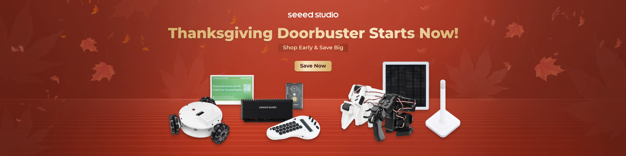 İnovasyon İçin Planınız: Seeed Studio’nun Şükran Günü ve Kara Cuma Etkinliği Burada!