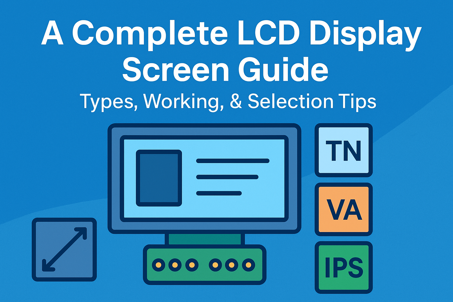 Tam Bir LCD Ekran Rehberi – Türler, Çalışma Prensibi ve Seçim İpuçları
