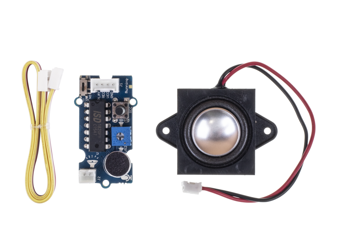 Grove -Recorder v2.0 (ISD1820PY) with Loudspeaker/Volume Amplifier (NS8002) - Image 2