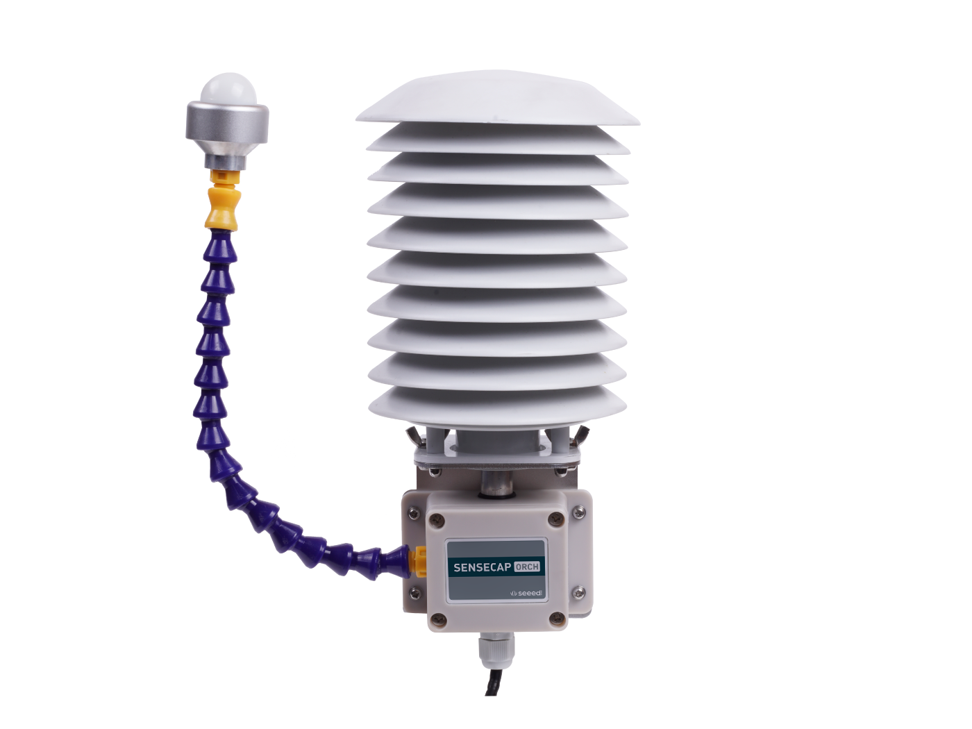 SenseCAP ORCH S4 4-In-1 Weather Sensors (A1B), Air Temperature/Humidity/Atmospheric Pressure/Light - with waterproof aviation connector - Image 4