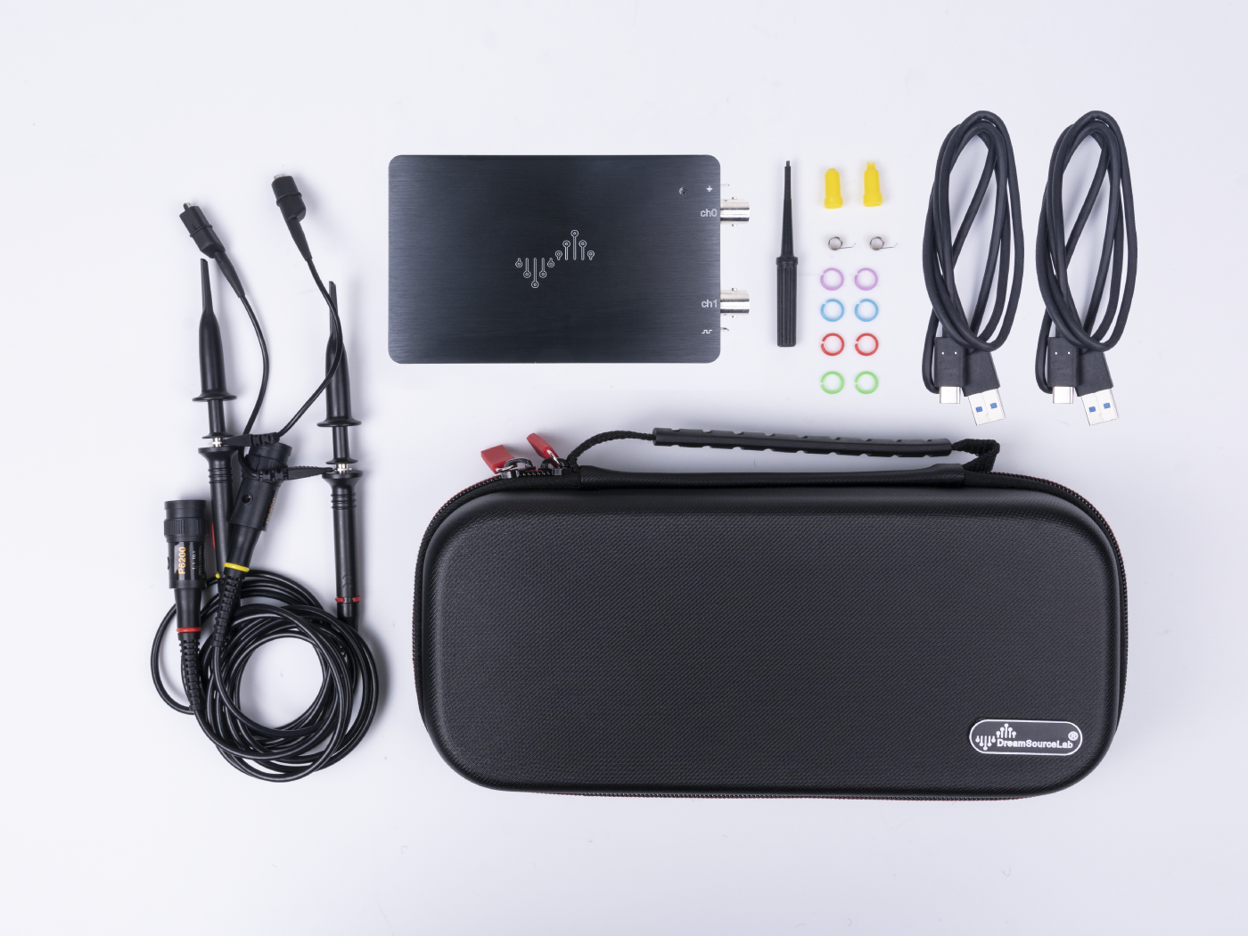 DSCope U3P100 Dual-Channel 1GSa/s Sampling/100Mhz Bandwidth USB3.0 - Portable Oscilloscope - Image 7