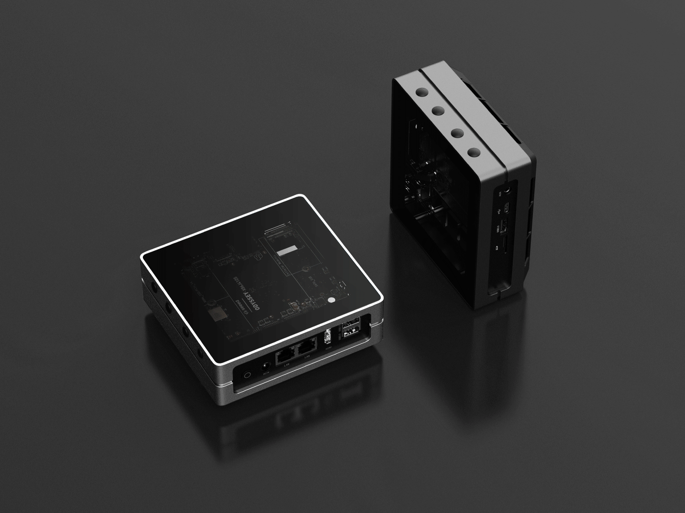 re_computer case (Silver Metal Edition): Most Compatible Enclosure for popular SBCs including ODYSSEY - X86J4105, Raspberry Pi, BeagleBone and Jetson Nano/Xavier NX - Image 3