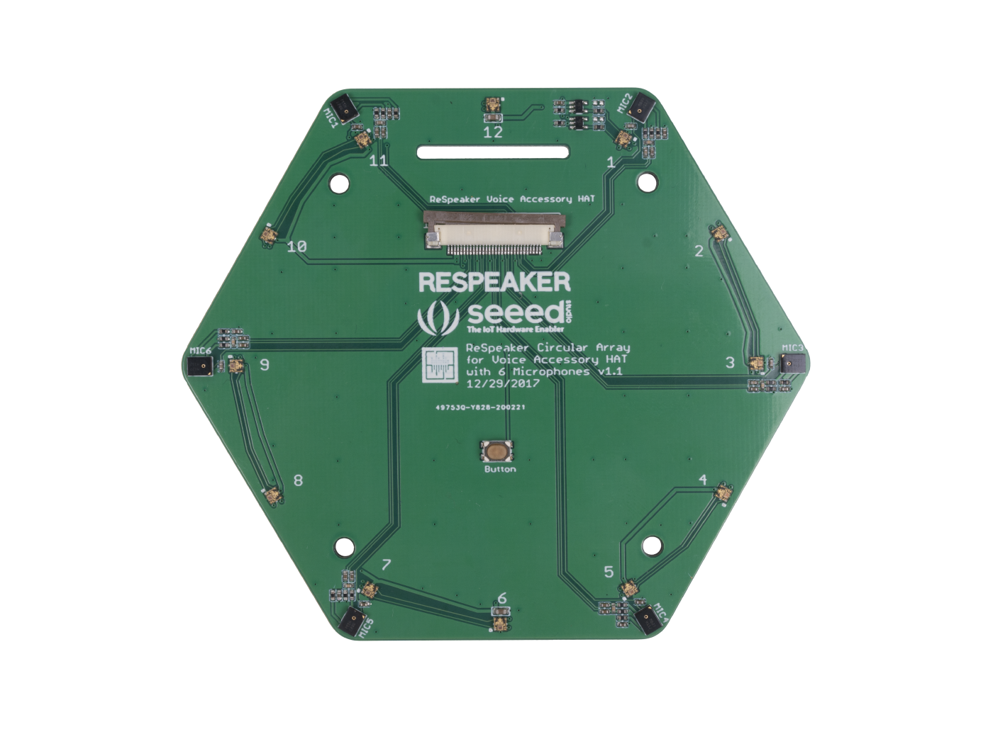 ReSpeaker 6-Mic Circular Array Kit for Raspberry Pi - Image 3