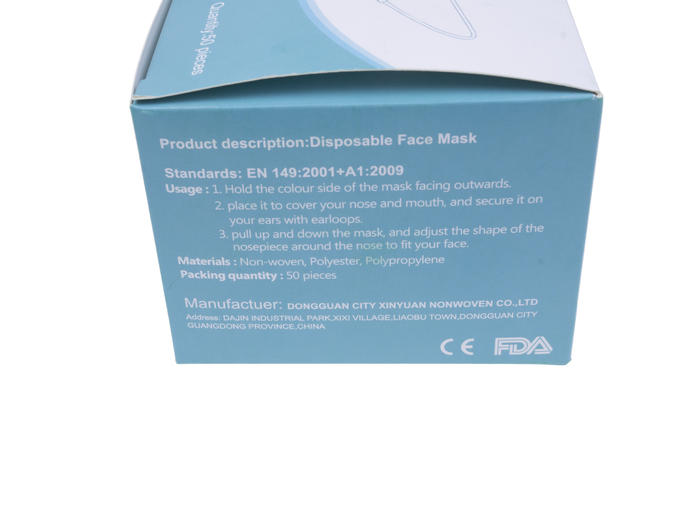 Disposable Face Mask-50Pcs - Image 3