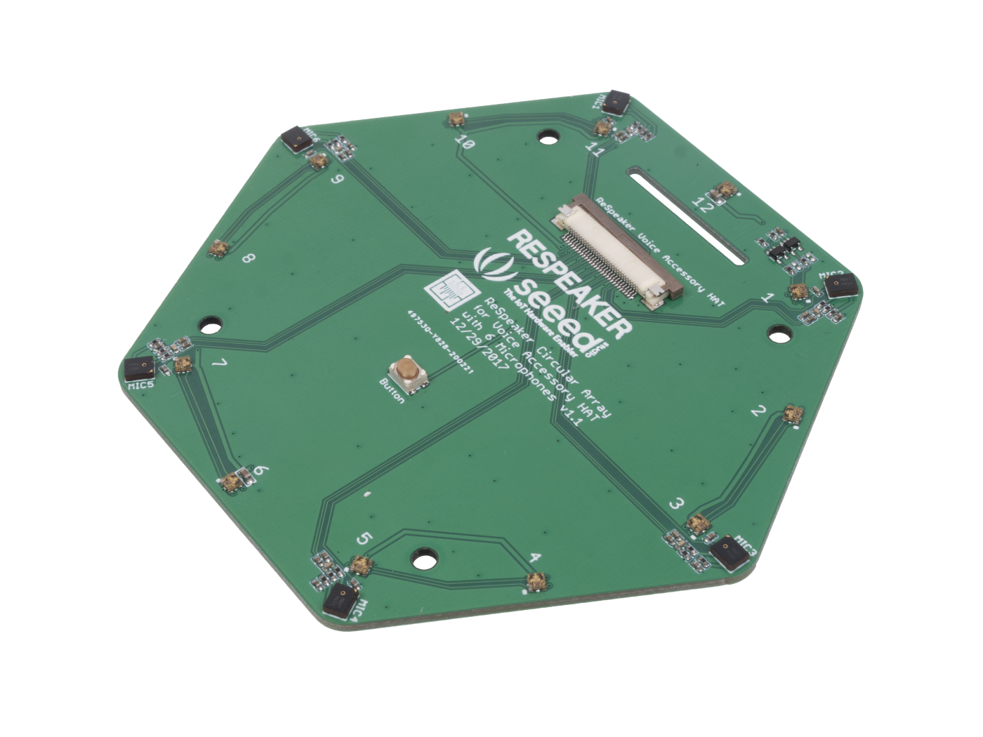 ReSpeaker 6-Mic Circular Array Kit for Raspberry Pi - Image 2