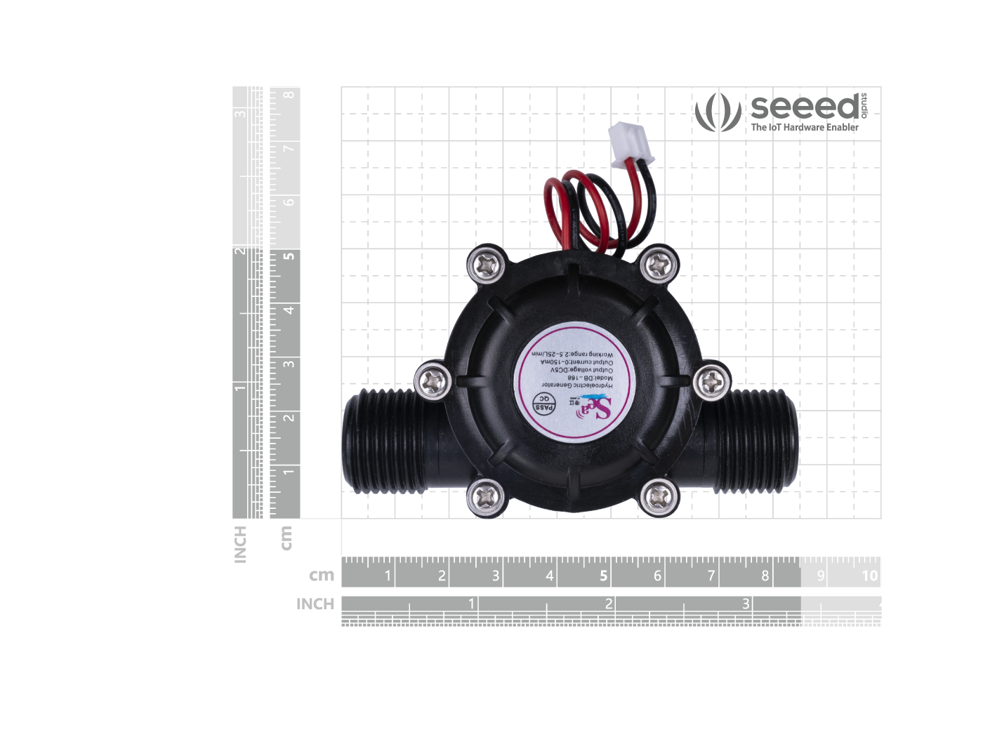 Micro Water Turbine - Hydroelectric Generator (DC-5V) with G1/2'' Thread - Image 5