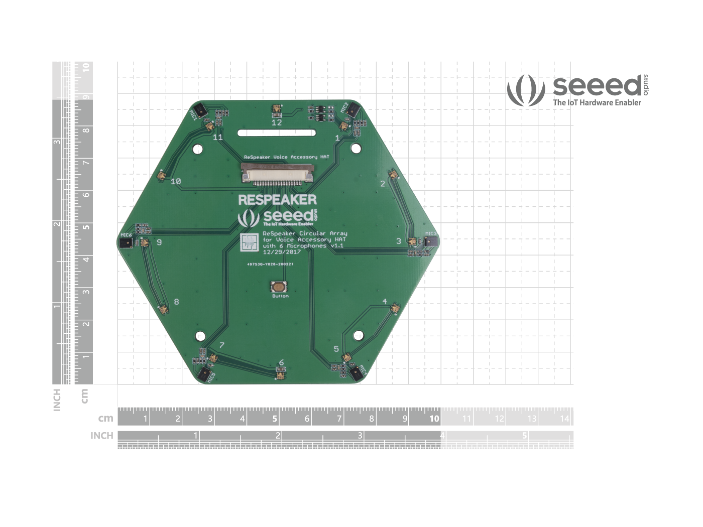 ReSpeaker 6-Mic Circular Array Kit for Raspberry Pi - Image 4